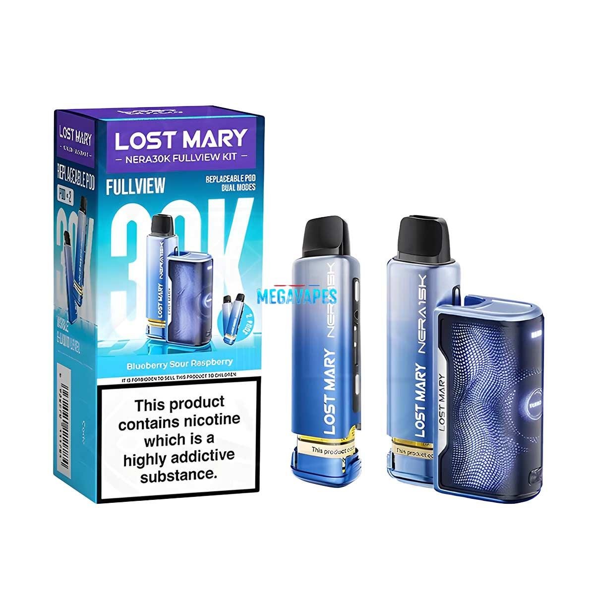 Lost Mary NERA 30K Fullview Prefilled Pod Kit | 30,000 Puffs & All Flavours - Image 2