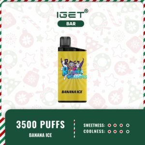 IGET BAR BANANA ICE – 3500 PUFFS
