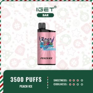 IGET BAR PEACH ICE – 3500 PUFFS