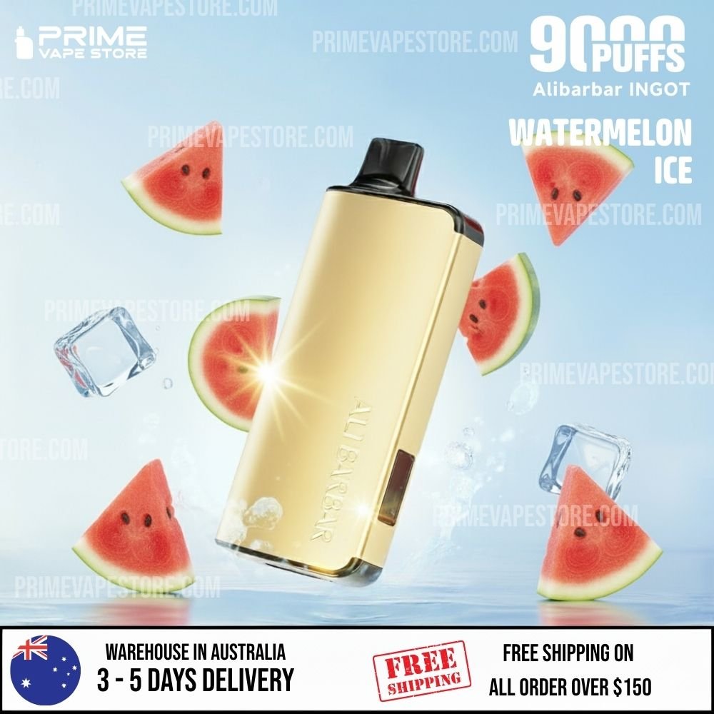 ALIBARBAR INGOT 9000 Puffs Watermelon Ice