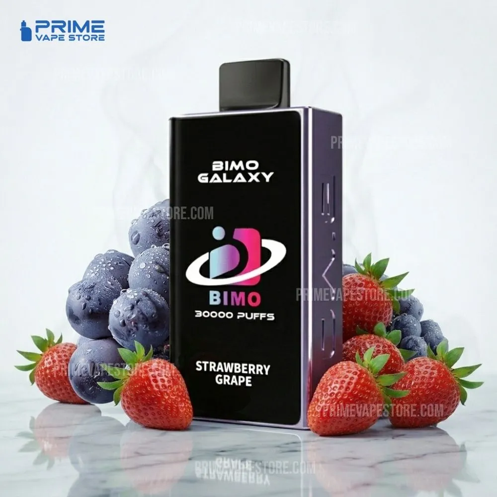 BIMO Galaxy 30000 Puffs Strawberry Grape
