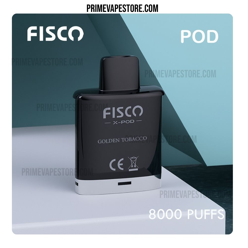 FISCO XPOD 8000 Puffs Golden Tobacco (Pod Only)