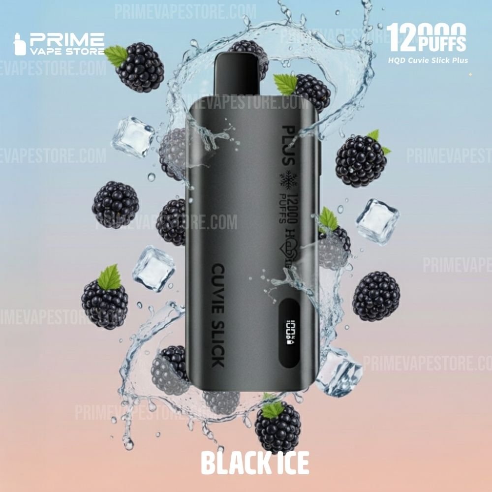 HQD Cuvie Slick Plus 12000 Puffs Black Ice