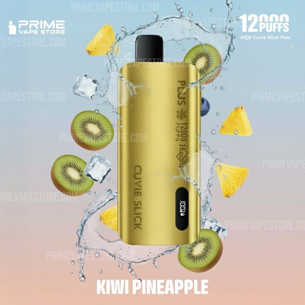 HQD Cuvie Slick Plus 12000 Puffs Kiwi Pineapple