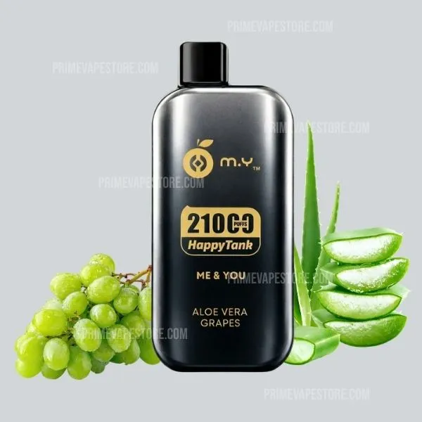 HappyTank 21000 Puffs Aloe Vera Grapes (No Box)
