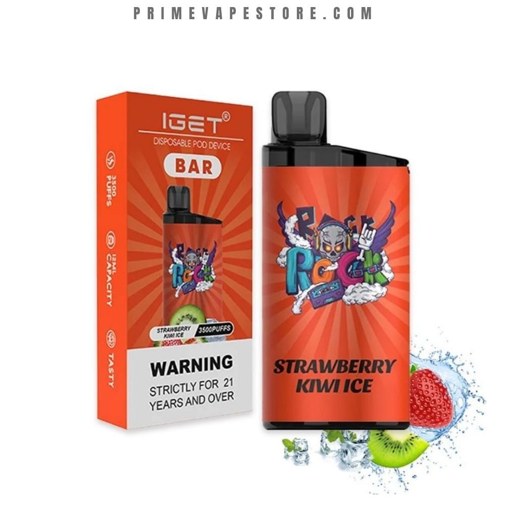 IGET Bar 3500 Puffs Strawberry Kiwi Ice