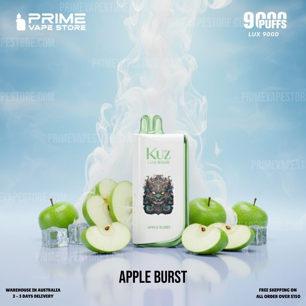 KUZ LUX 9000 Puffs Apple Burst
