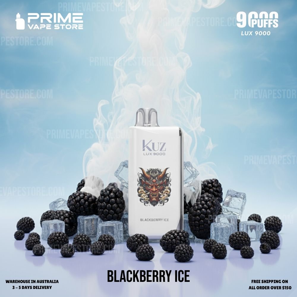 KUZ LUX 9000 Puffs Blackberry Ice