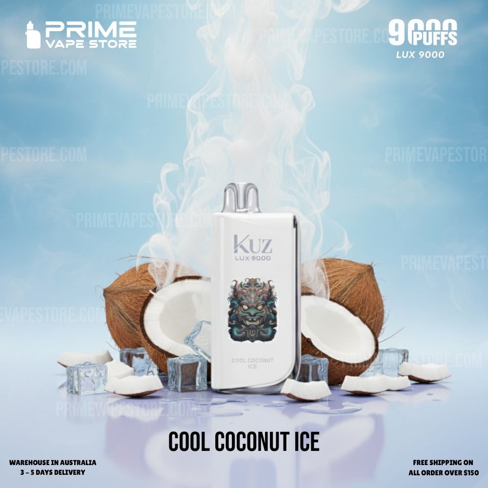 KUZ LUX 9000 Puffs Cool Coconut Ice
