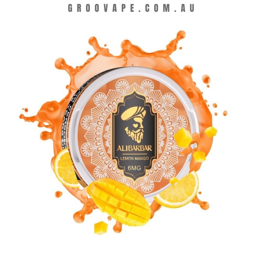 Lemon Mango – Alibarbar Nicotine Pouches – 6/12/24/36mg