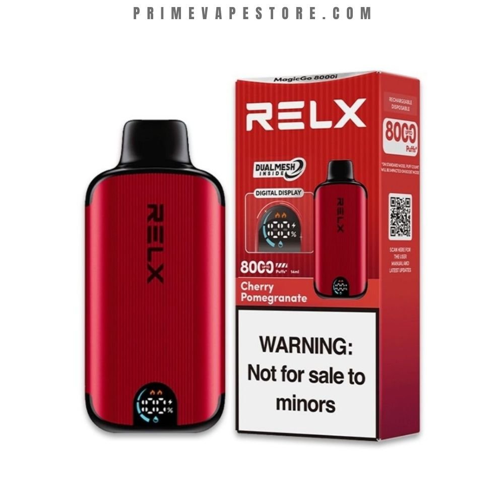 RELX MagicGo 8000 Puffs Cherry Pomegranate