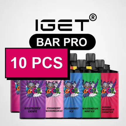 IGET Bar Pro 10 Pcs Mixed Flavours
